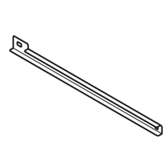 paire de glissières centrales GN 2/1 en inox pour réfrigérateurs 1400 litres