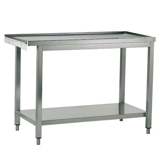 table d'entrée ou de sortie pour lave-vaisselles à capot, l=1000 mm