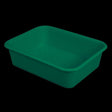 Bac à diviseuse rectangulaire 20 L - vert - FRANCE CHR