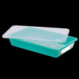 Bac plat 5 L HACCP vert + couvercle + grille - FRANCE CHR