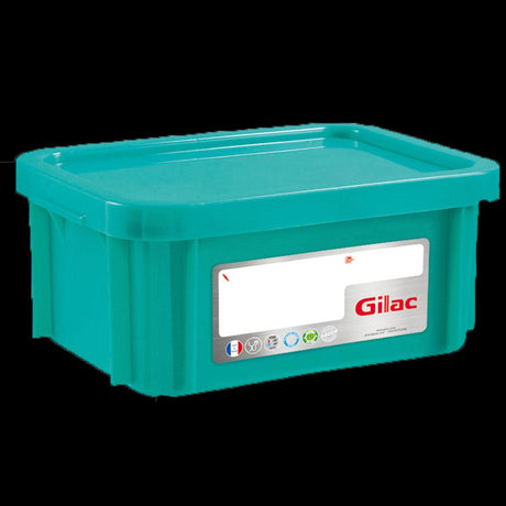 Bac HACCP 12 L rectangulaire + couvercle - vert - FRANCE CHR