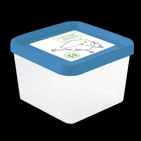 Boîte hermétique 0,6 L + couvercle bleu - lot de 12 - FRANCE CHR