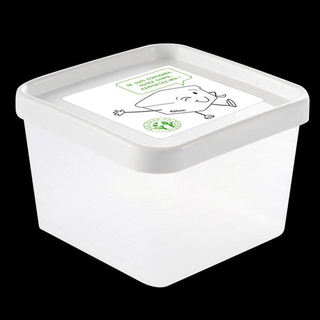 Boîte hermétique 0,6 L + couvercle blanc - lot de 12 - FRANCE CHR
