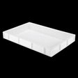 Caisse pleine 600 x 400 x 80 mm 14 L - blanc - FRANCE CHR