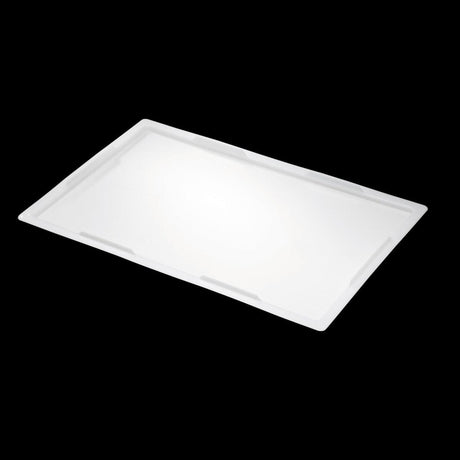 Couvercle pour caisse pleine 600 x 400 x 25 mm - blanc - FRANCE CHR