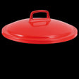 Couvercle avec poignée pour poubelle ronde tri sélectif 50 L - rouge - FRANCE CHR