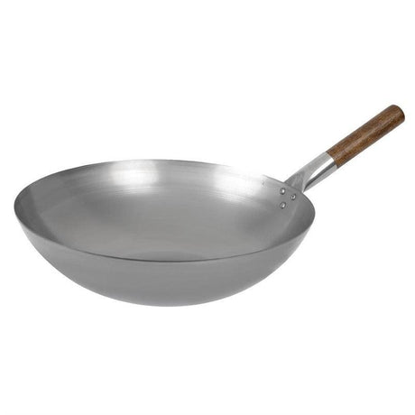 Wok fond hémisphérique Londonwok 38 cm (Ø) - FRANCE CHR