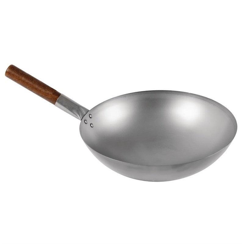 Wok fond hémisphérique Londonwok 38 cm (Ø) - FRANCE CHR