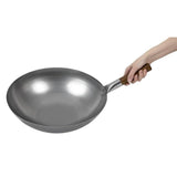 Wok fond hémisphérique Londonwok 38 cm (Ø) - FRANCE CHR