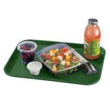 Plateau rectangulaire en polypropylène Fast Food Cambro vert 41 cm - FRANCE CHR