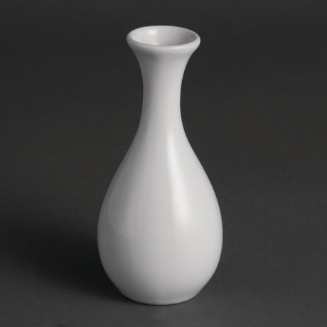 Vases bouteilles blancs 125mm Olympia (Lot de 12) - FRANCE CHR