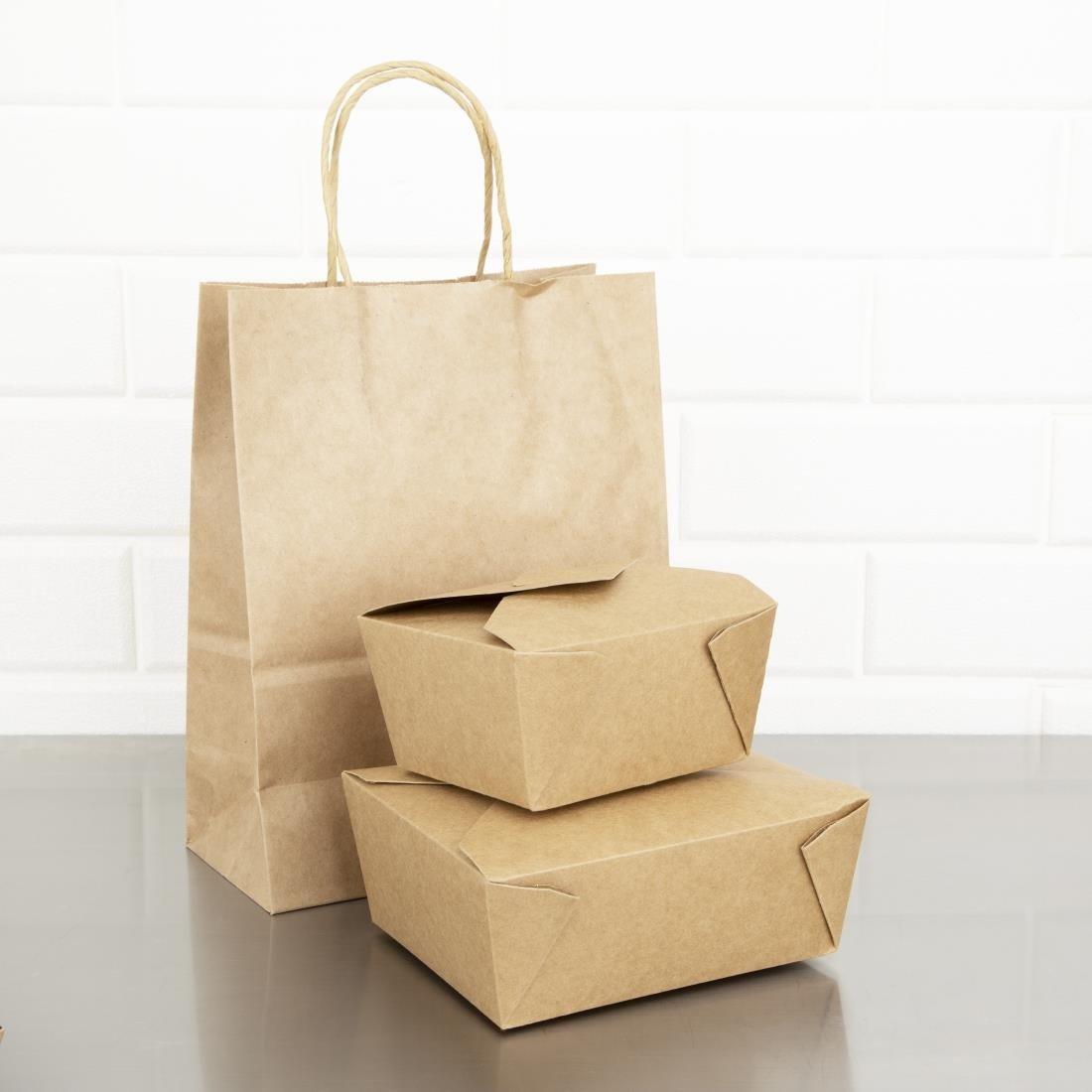 Boîtes alimentaires en carton compostables Fiesta Compostable 600ml (lot de 200) - FRANCE CHR