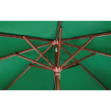 Parasol carré Bolero 2,5m vert - FRANCE CHR