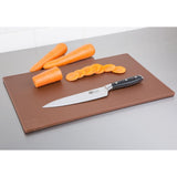 Planche à découper antibactérienne basse densité Hygiplas marron - FRANCE CHR