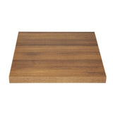 Plateau de table carré Bolero 700mm effet bois chêne rustique - FRANCE CHR