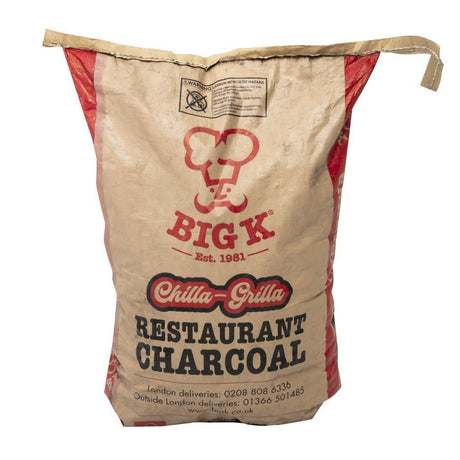 Charbon de bois naturel de restaurant Big K 12kg - FRANCE CHR