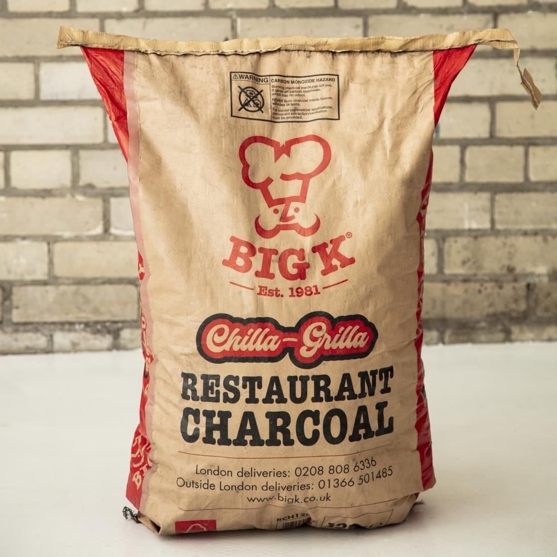 Charbon de bois naturel de restaurant Big K 12kg - FRANCE CHR