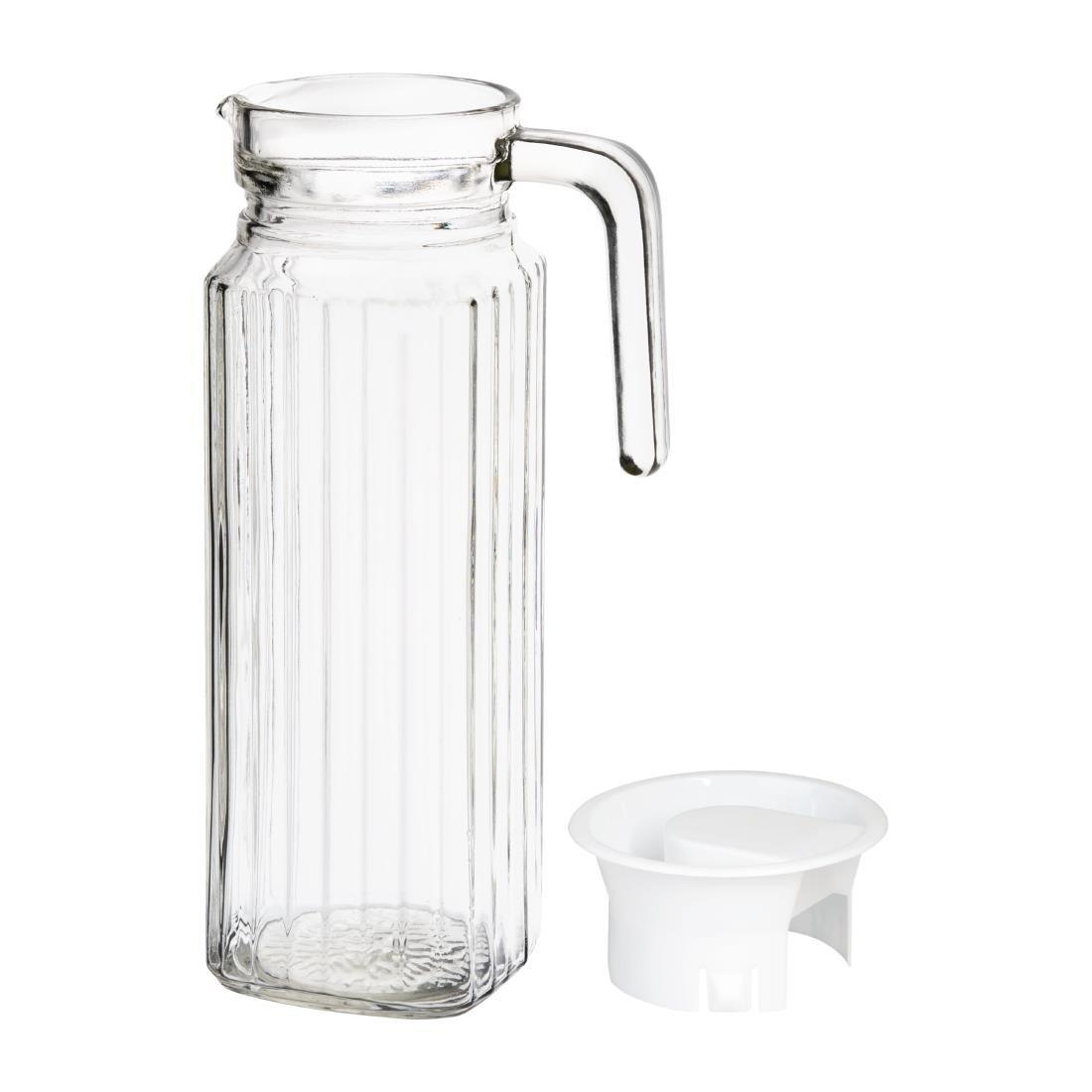 Pichet rainuré en verre Olympia (Lot de 6) - FRANCE CHR