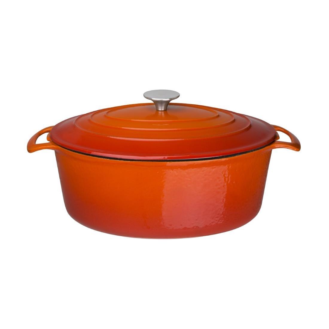 Grande cocotte ovale orange Vogue 6L - FRANCE CHR