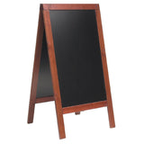 Panneau de trottoir Securit Duplo acajou 700 x 1350mm - FRANCE CHR