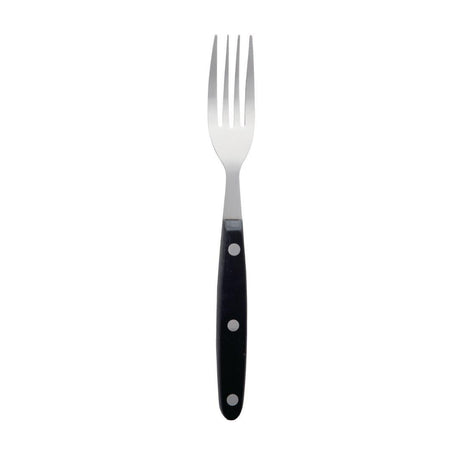 Fourchettes à viande Olympia manche noir (Lot de 12) - FRANCE CHR