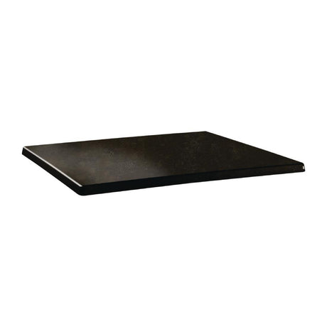 Plateau de table rectangulaire Topalit Classic Line 110x70cm cyprus metal - FRANCE CHR