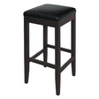 Tabourets de bar haut en simili cuir Bolero noirs (Lot de 2) - FRANCE CHR