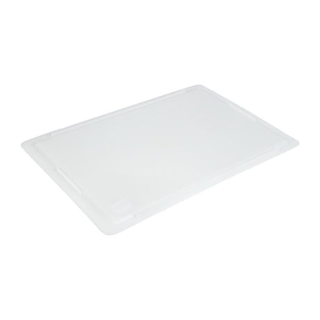 Couvercle pour boîte à pâte à pizza en polyéthylène Cambro 60x40x2cm - FRANCE CHR