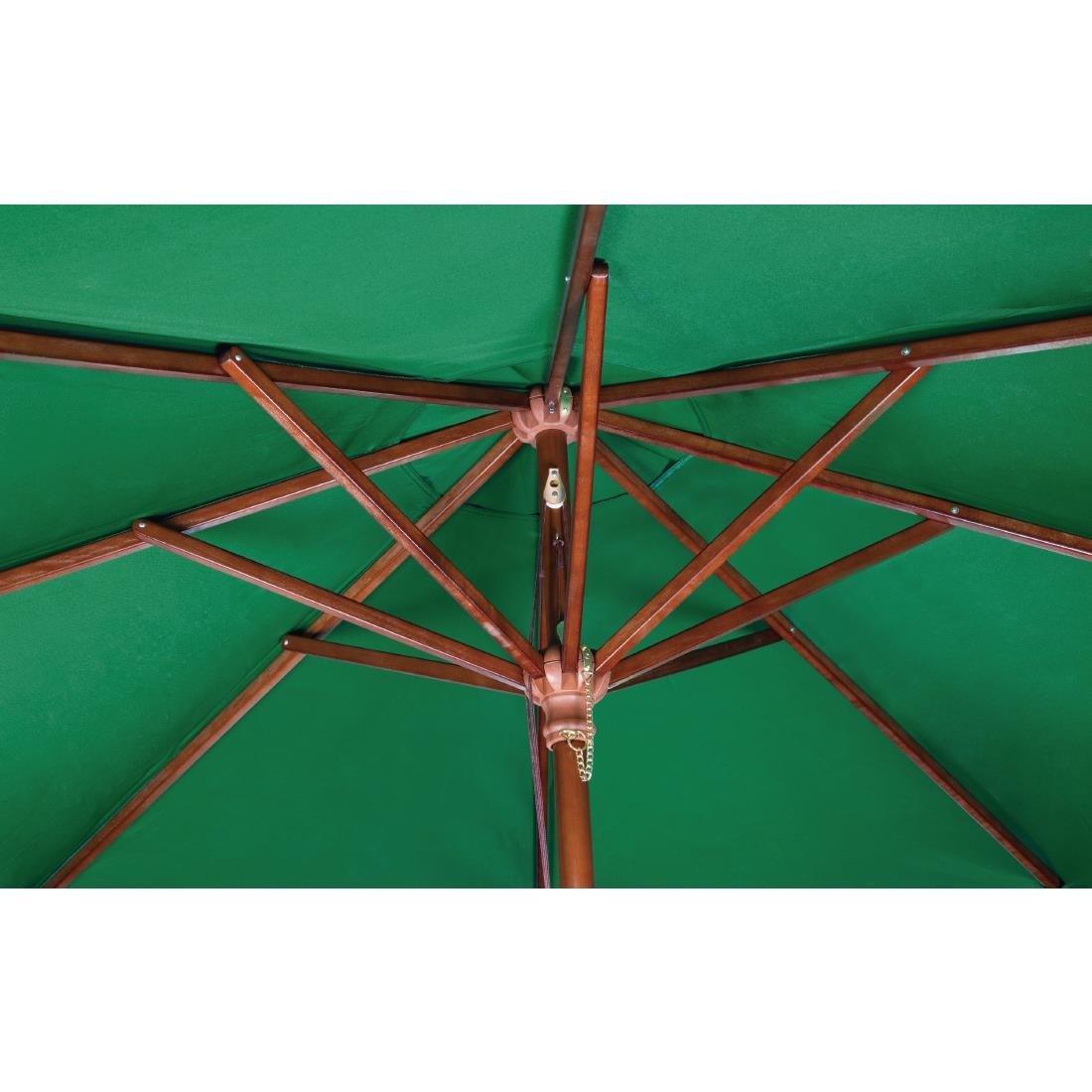 Parasol rond Bolero vert 2,5m - FRANCE CHR