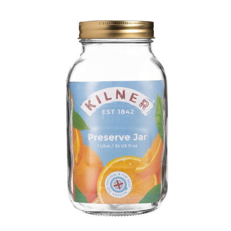 Bocal à conserves couvercle vis Kilner 1L - FRANCE CHR