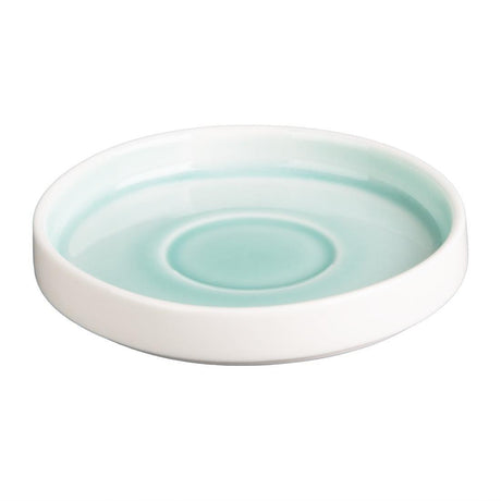 Soucoupes Olympia Fondant vertes 115mm (lot de 6) - FRANCE CHR