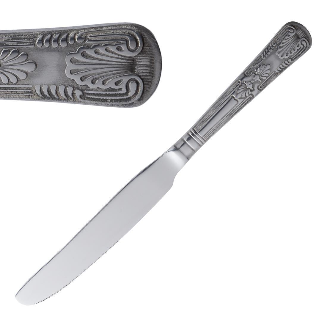 Couteau à dessert manche plein Olympia Kings (lot de 12) - FRANCE CHR