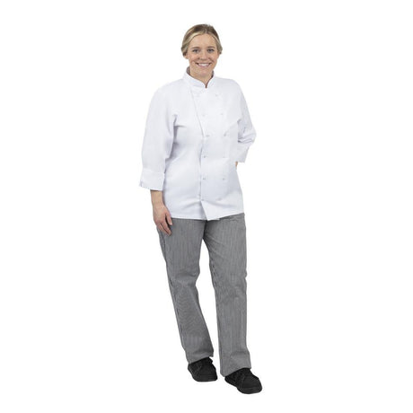 Pantalon de cuisine mixte Whites Vegas petits carreaux noirs et blancs XS - FRANCE CHR