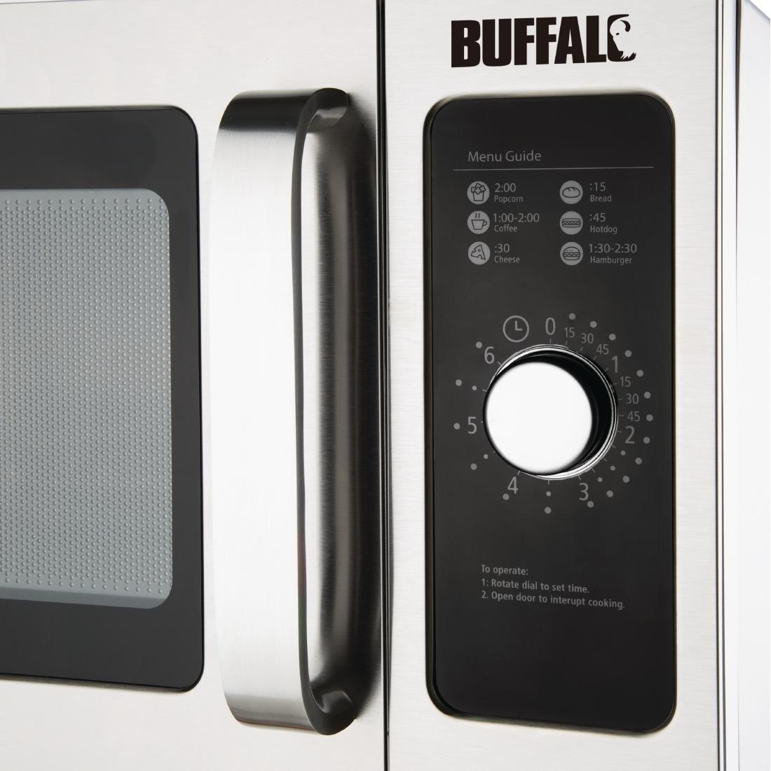 Micro-ondes professionnel manuel Buffalo 25L 1000W - FRANCE CHR