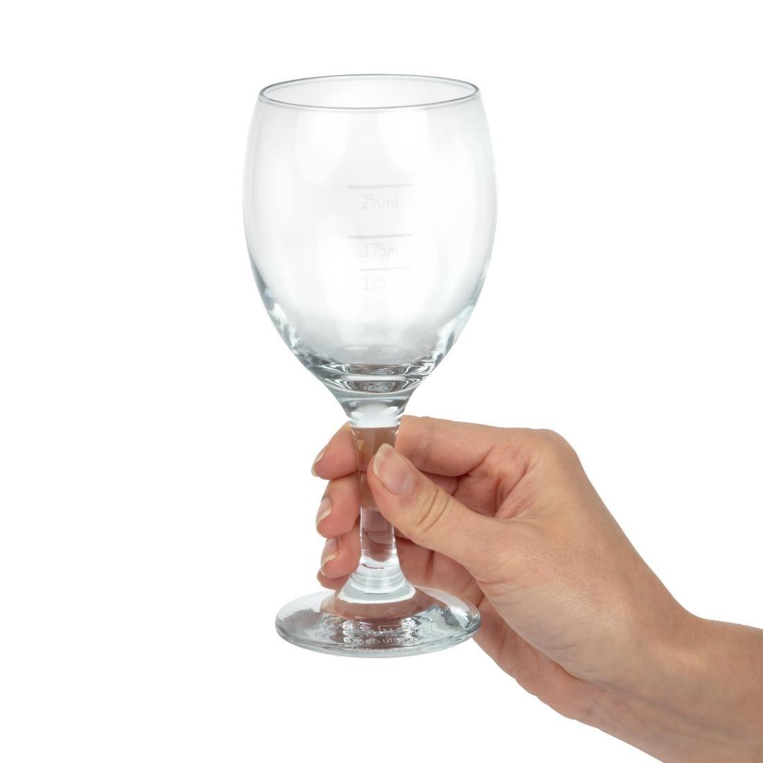 Verres à vin Imperial Utopia 340ml jaugés à 125ml 175ml et 250ml (lot de 12) - FRANCE CHR