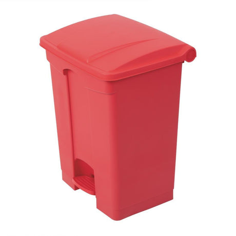 Poubelle de cuisine à pédale Jantex rouge 65L - FRANCE CHR