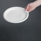 Assiettes en bagasse compostables Fiesta Compostable 26 cm (x50) - FRANCE CHR