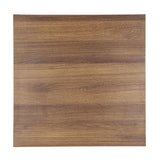 Plateau de table carré Bolero 700mm effet bois chêne rustique - FRANCE CHR
