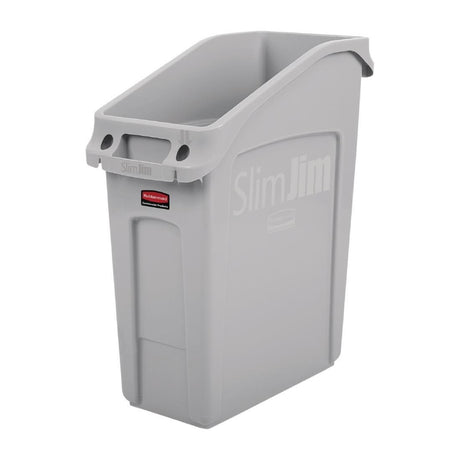 Conteneur sous-comptoir Slim Jim Rubbermaid gris 49L - FRANCE CHR