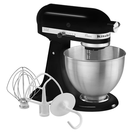 Batteur tête inclinable Classic KitchenAid 4,3L noir 5K45SSEOB - FRANCE CHR