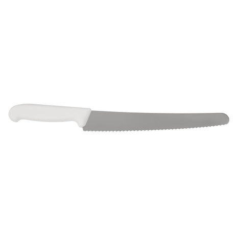 Couteau pâtissier lame dentée Victorinox blanc 26cm - FRANCE CHR