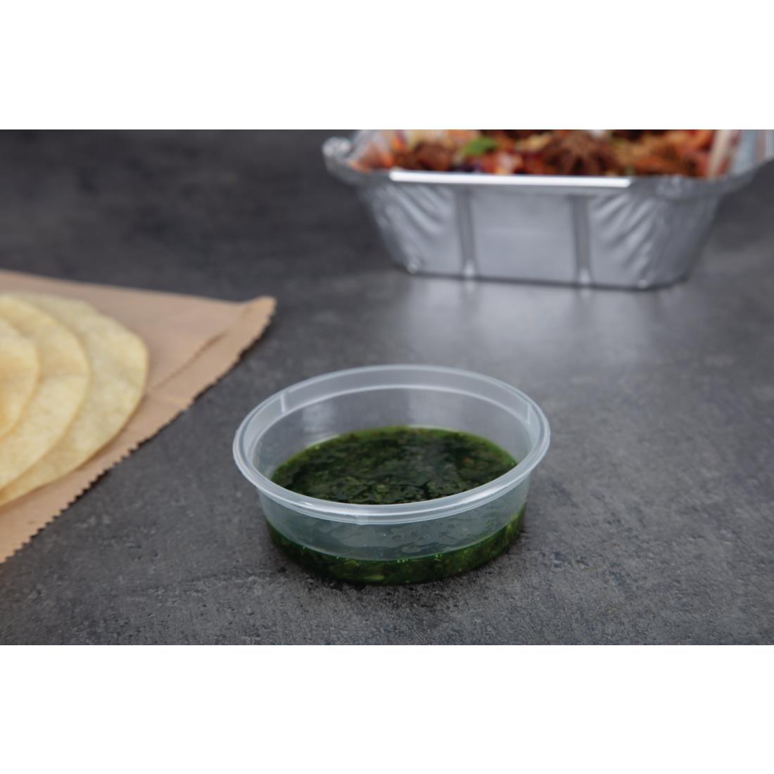 Pots à sauce micro-ondables en plastique Fiesta Recyclable 50ml (lot de 100) - FRANCE CHR