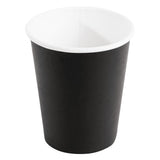 Gobelets jetables boissons chaudes simple paroi Fiesta Recyclable noirs 230ml (lot de 1000) - FRANCE CHR