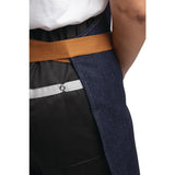 Tablier serveur bleu denim Southside 700x1000mm - FRANCE CHR