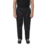 Pantalon de cuisine mixte Whites Vegas noir 3XL - FRANCE CHR