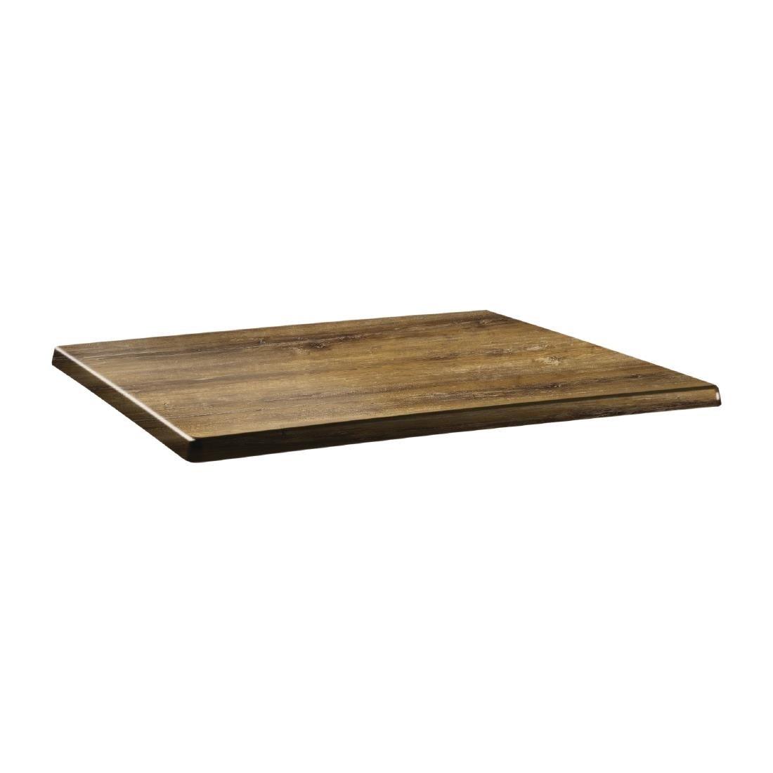 Plateau de table rectangulaire Topalit Classic Line 110x70cm atacama cherry - FRANCE CHR