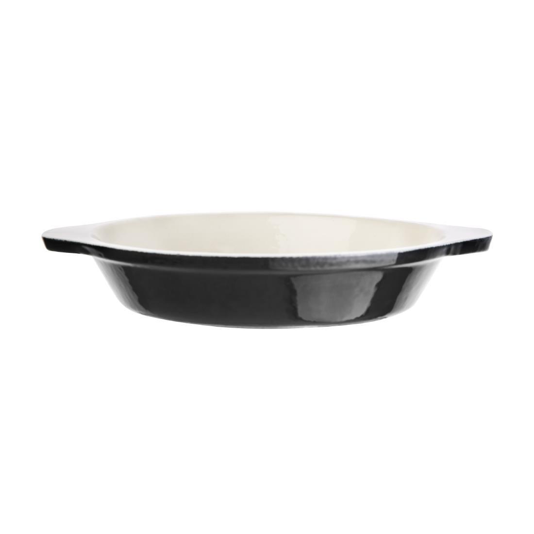 Plat à gratin rond noir Vogue 400ml - FRANCE CHR