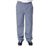 Pantalon de cuisine mixte Whites Vegas petits carreaux bleus et blancs XS - FRANCE CHR