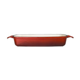 Plat en fonte rectangulaire Vogue rouge 2,8L - FRANCE CHR