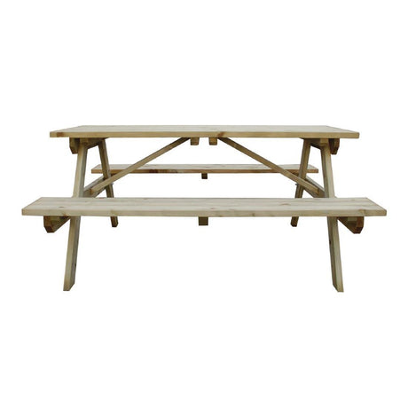 Table pique-nique en bois 1,5m - FRANCE CHR